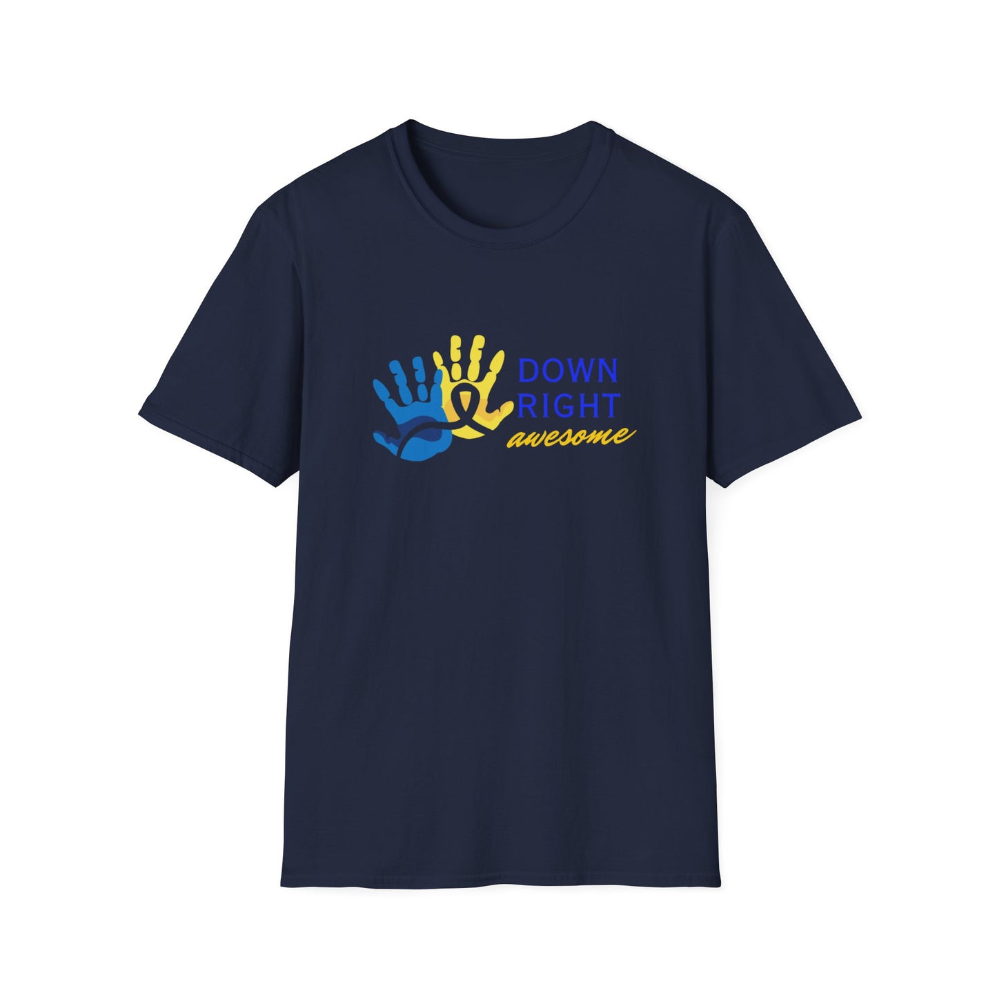 Down Right Awesome Adult Tee | Down Syndrome Awareness & Acceptance Tee