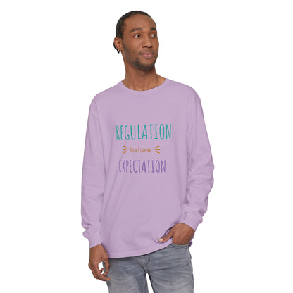 Regulation Before Expectation Long Sleeve Tee
