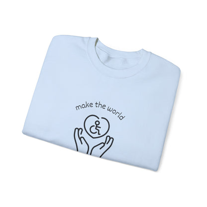 Make The World More Accessible Crewneck Sweatshirt