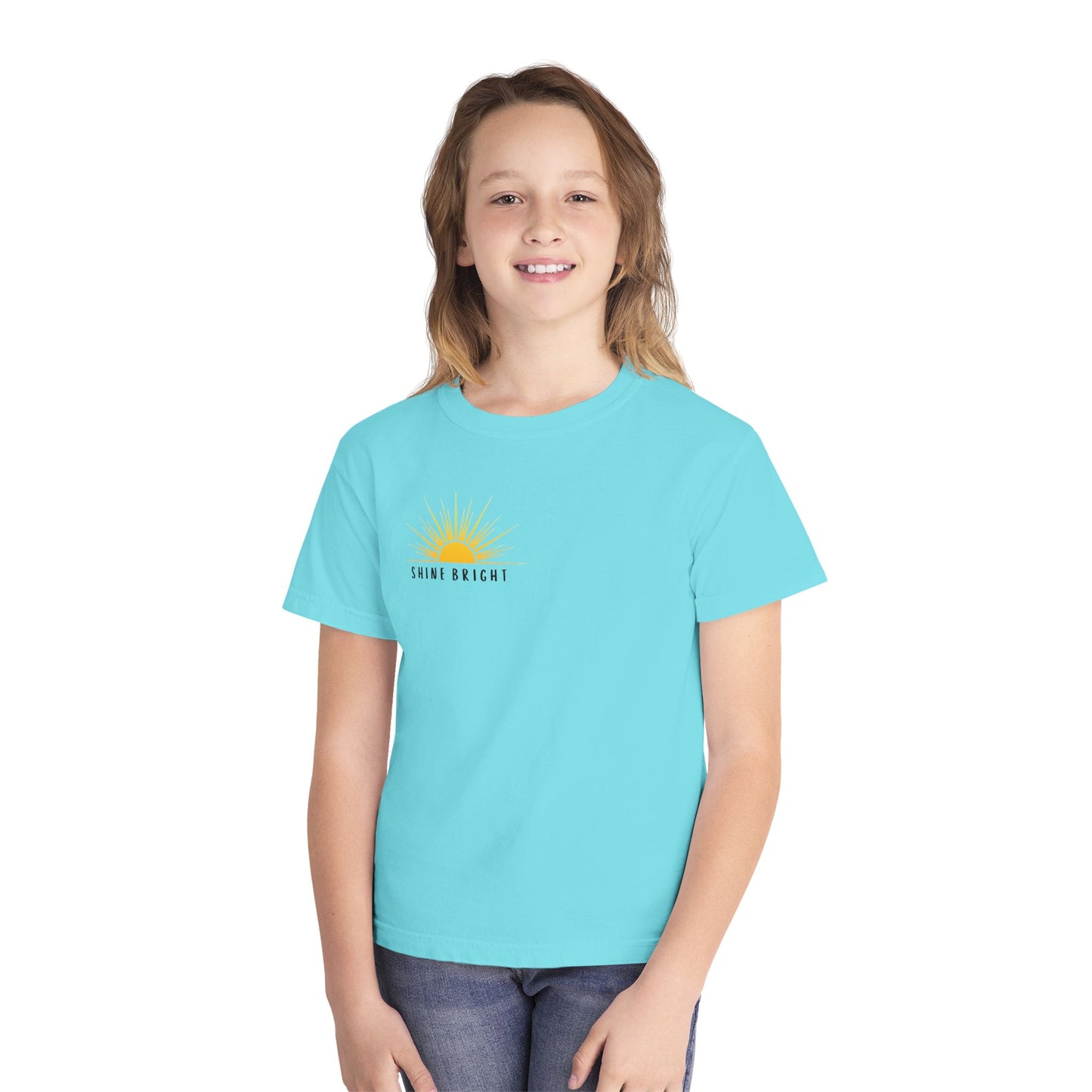 Shine Bright Front/ It's not the destination, it's the journey Back Youth T-Shirt