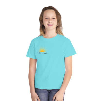 Shine Bright Front/ It's not the destination, it's the journey Back Youth T-Shirt