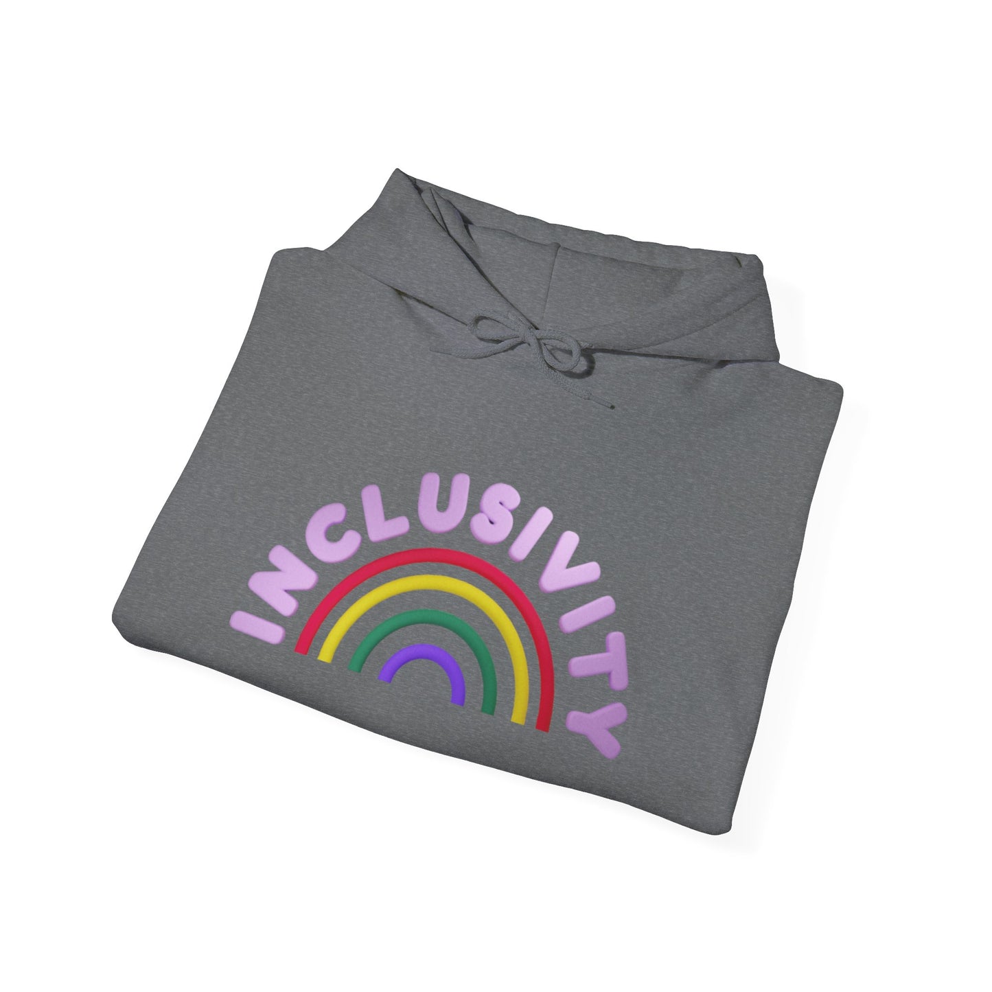 Inclusivity Rainbow Hooded Sweatshirt