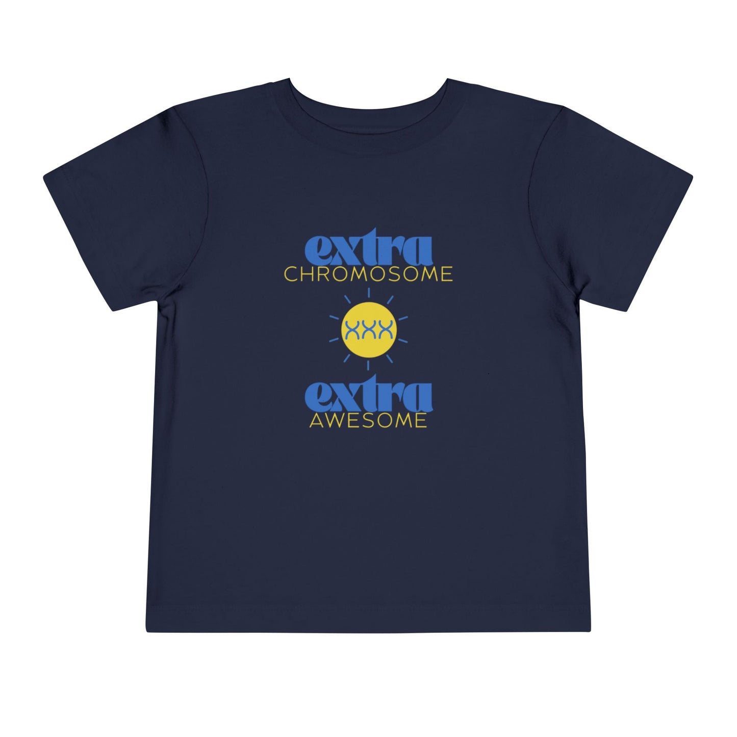 Extra Chromosome Extra Awesome Down Syndrome Acceptance T-Shirt Toddler