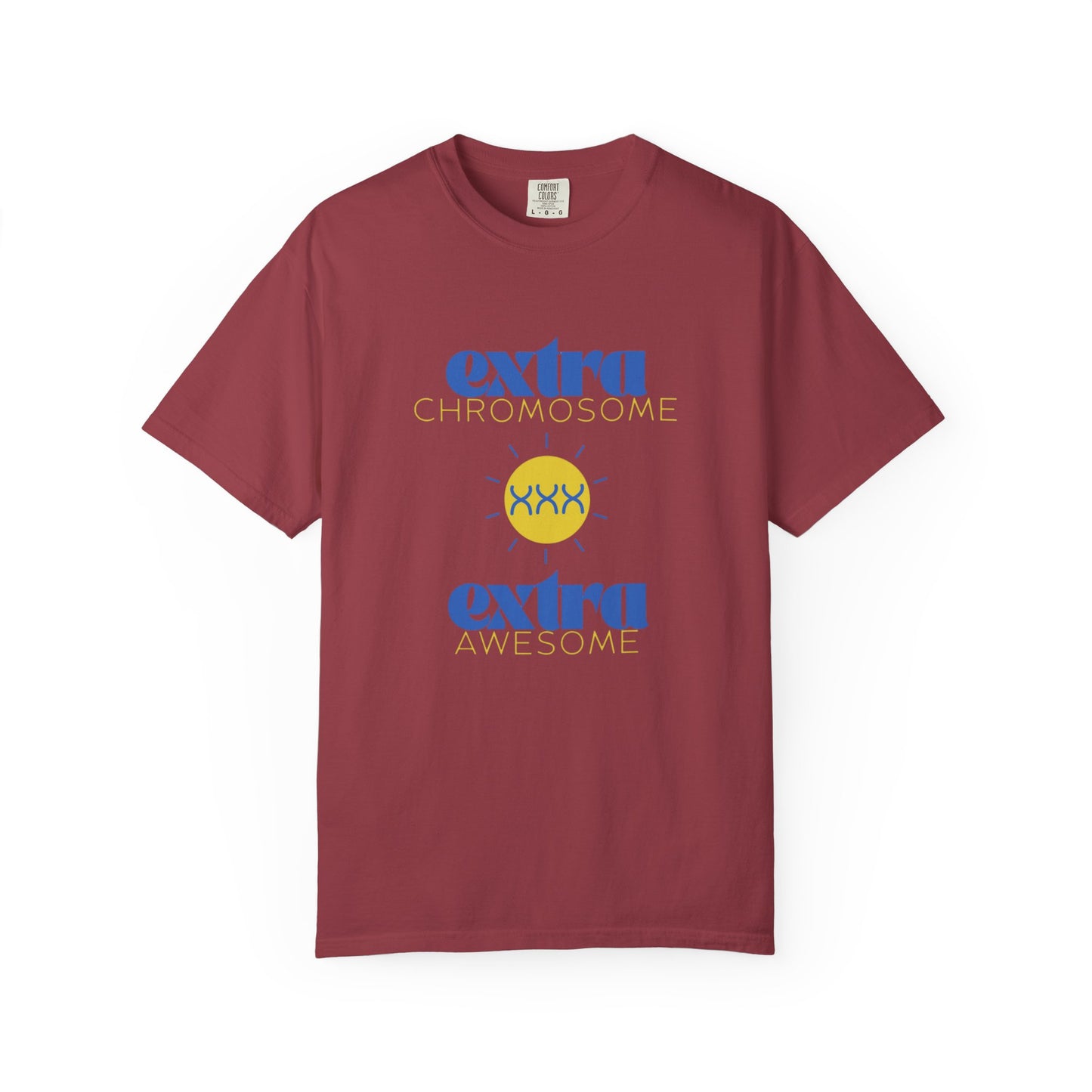 Extra Chromosome Extra Awesome Down Syndrome Acceptance T-Shirt for Adults