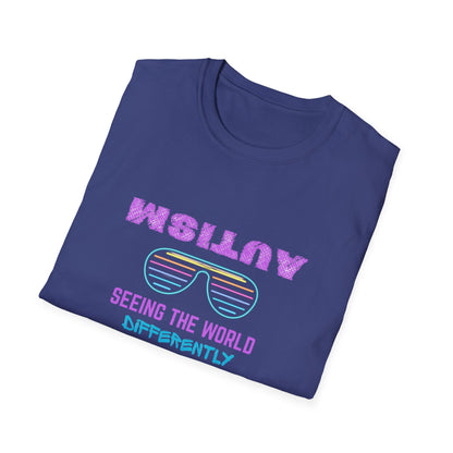 Autism Seeing The World Differently Unisex Softstyle T-Shirt