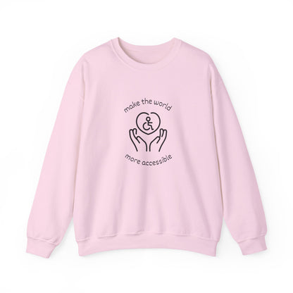 Make The World More Accessible Crewneck Sweatshirt