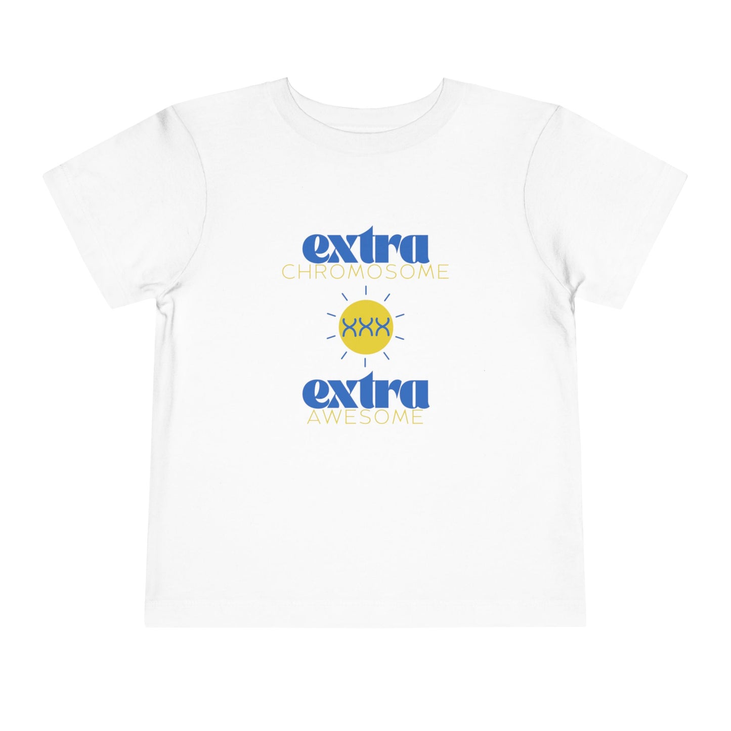 Extra Chromosome Extra Awesome Down Syndrome Acceptance T-Shirt Toddler