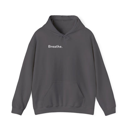 Breathe. (Front) This is Your Reminder to Unclench Your Jaw. (Back) Hoodie