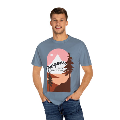 Progress Over Perfection Adult Unisex T-shirt