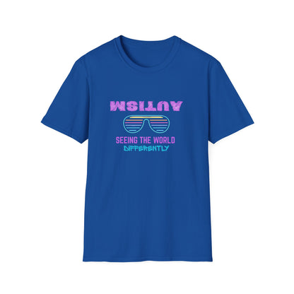 Autism Seeing The World Differently Unisex Softstyle T-Shirt