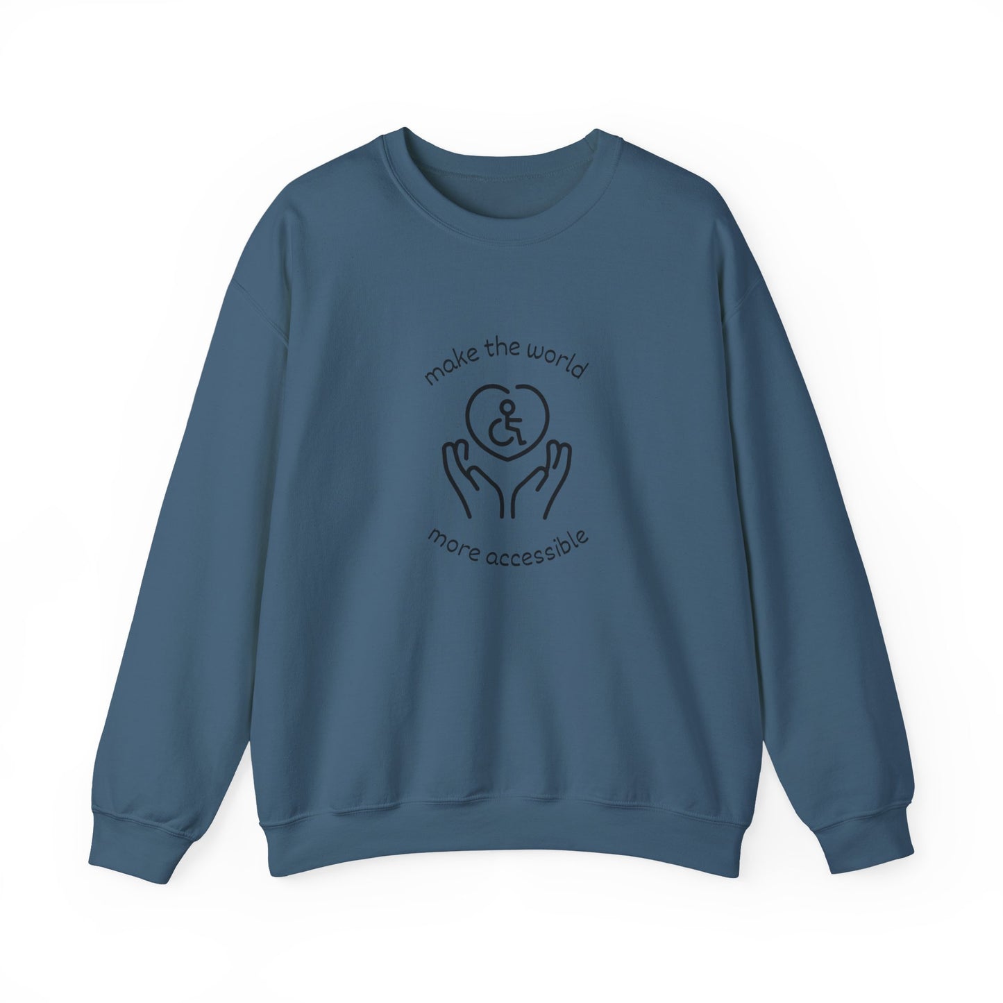 Make The World More Accessible Crewneck Sweatshirt