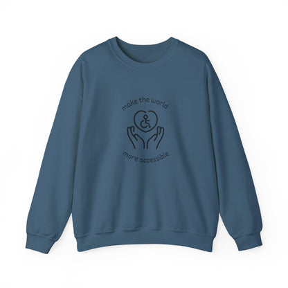 Make The World More Accessible Crewneck Sweatshirt