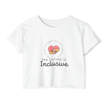 The Future is Inclusive Women's Festival Crop Top