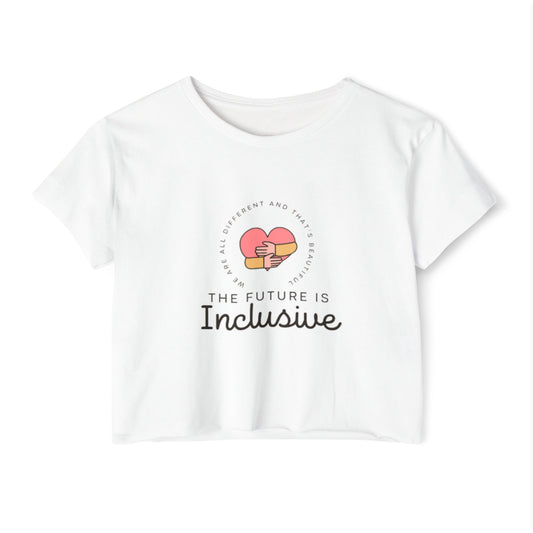 The Future is Inclusive Women's Festival Crop Top