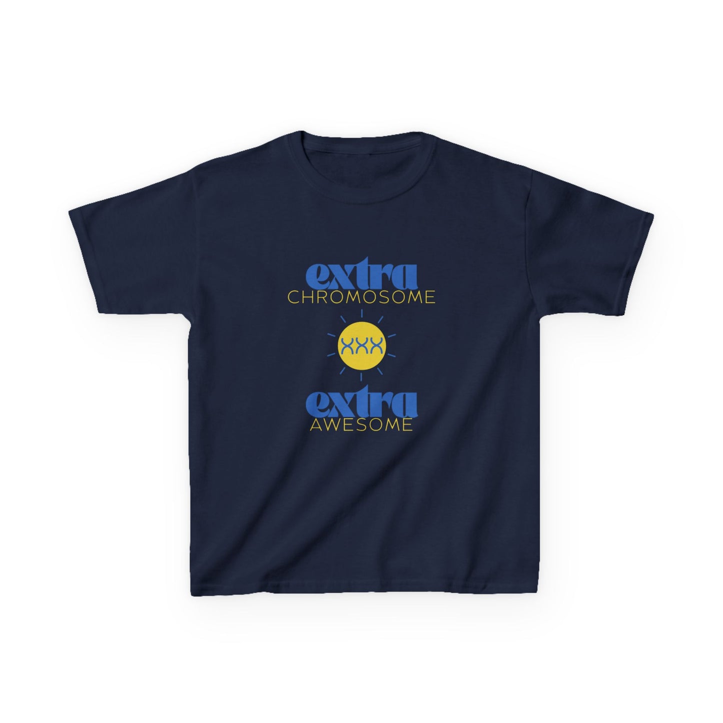 Extra Chromosome Extra Awesome Down Syndrome Acceptance T-Shirt Kids