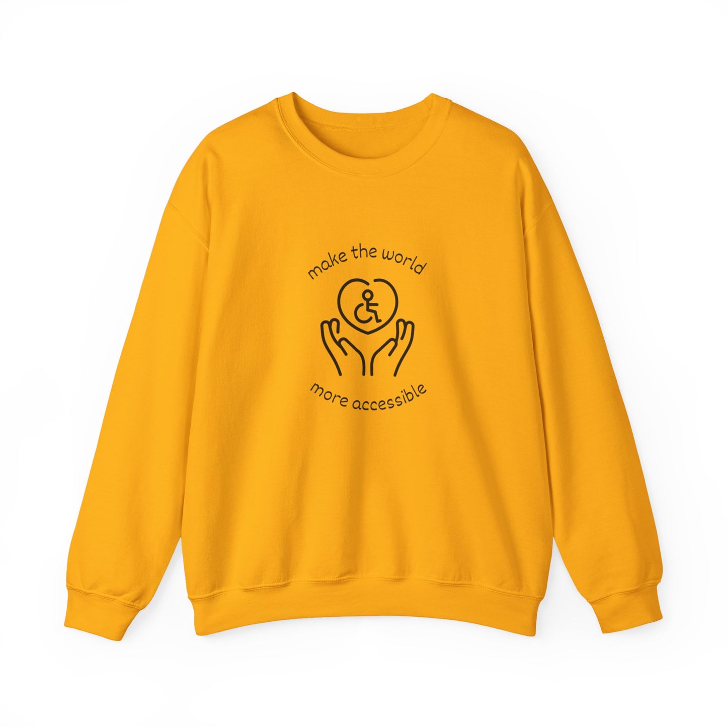 Make The World More Accessible Crewneck Sweatshirt