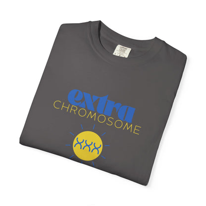 Extra Chromosome Extra Awesome Down Syndrome Acceptance T-Shirt for Adults
