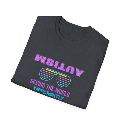 Autism Seeing The World Differently Unisex Softstyle T-Shirt