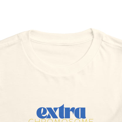 Extra Chromosome Extra Awesome Down Syndrome Acceptance T-Shirt Toddler