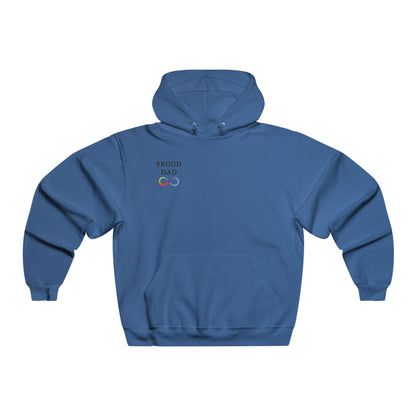 Proud Dad Hoodie with Autism Infinity Symbol