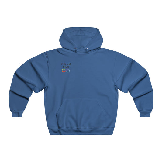 Proud Dad Hoodie with Autism Infinity Symbol
