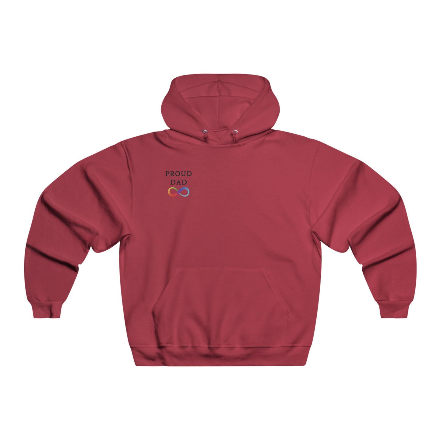 Proud Dad Hoodie with Autism Infinity Symbol