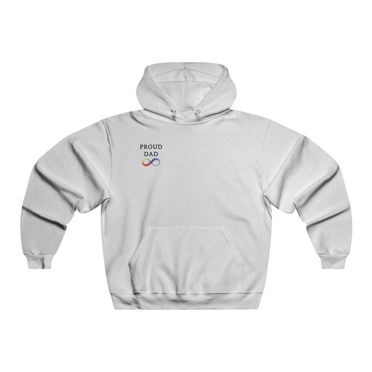 Proud Dad Hoodie with Autism Infinity Symbol