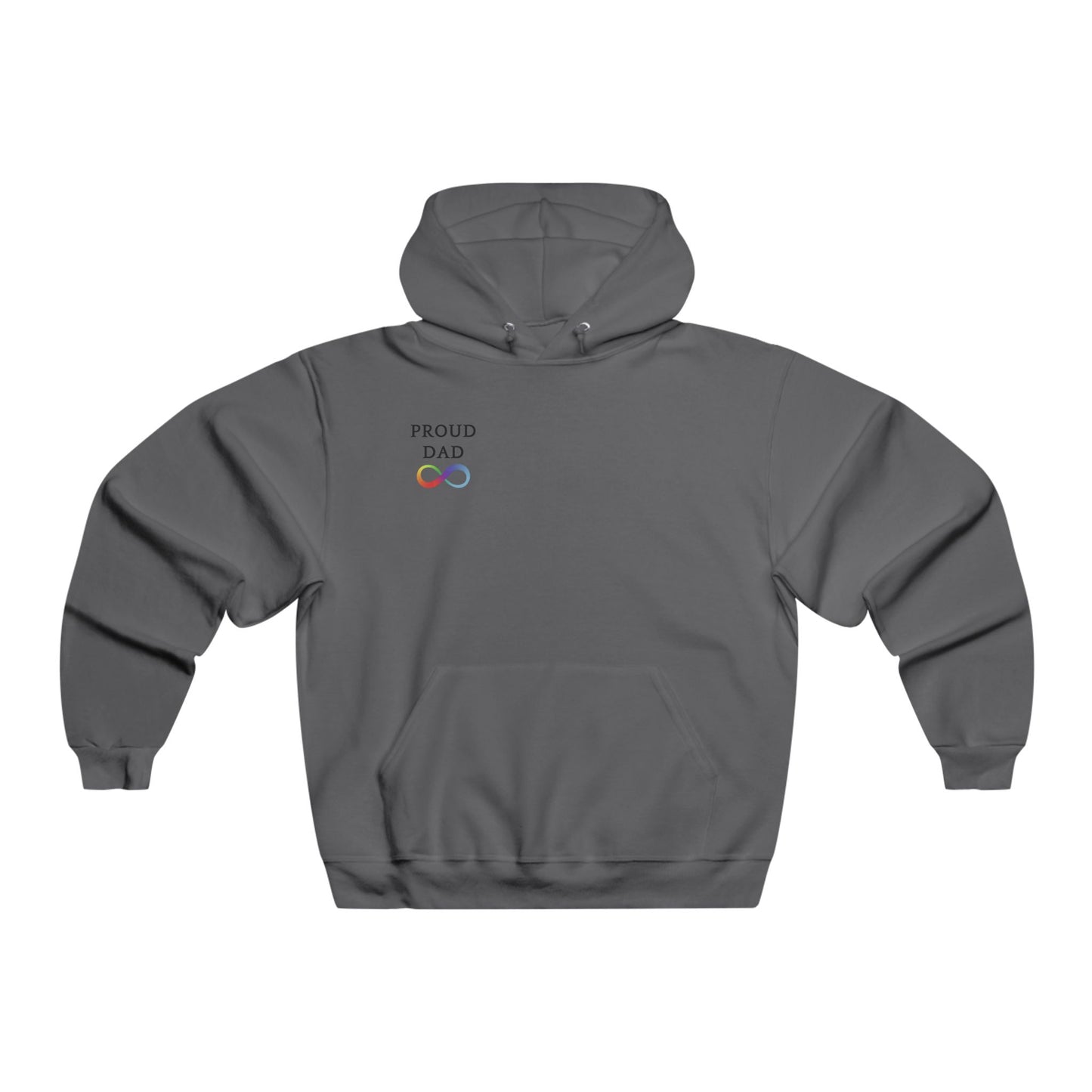 Proud Dad Hoodie with Autism Infinity Symbol