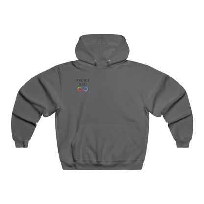 Proud Dad Hoodie with Autism Infinity Symbol