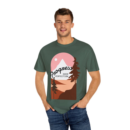 Progress Over Perfection Adult Unisex T-shirt
