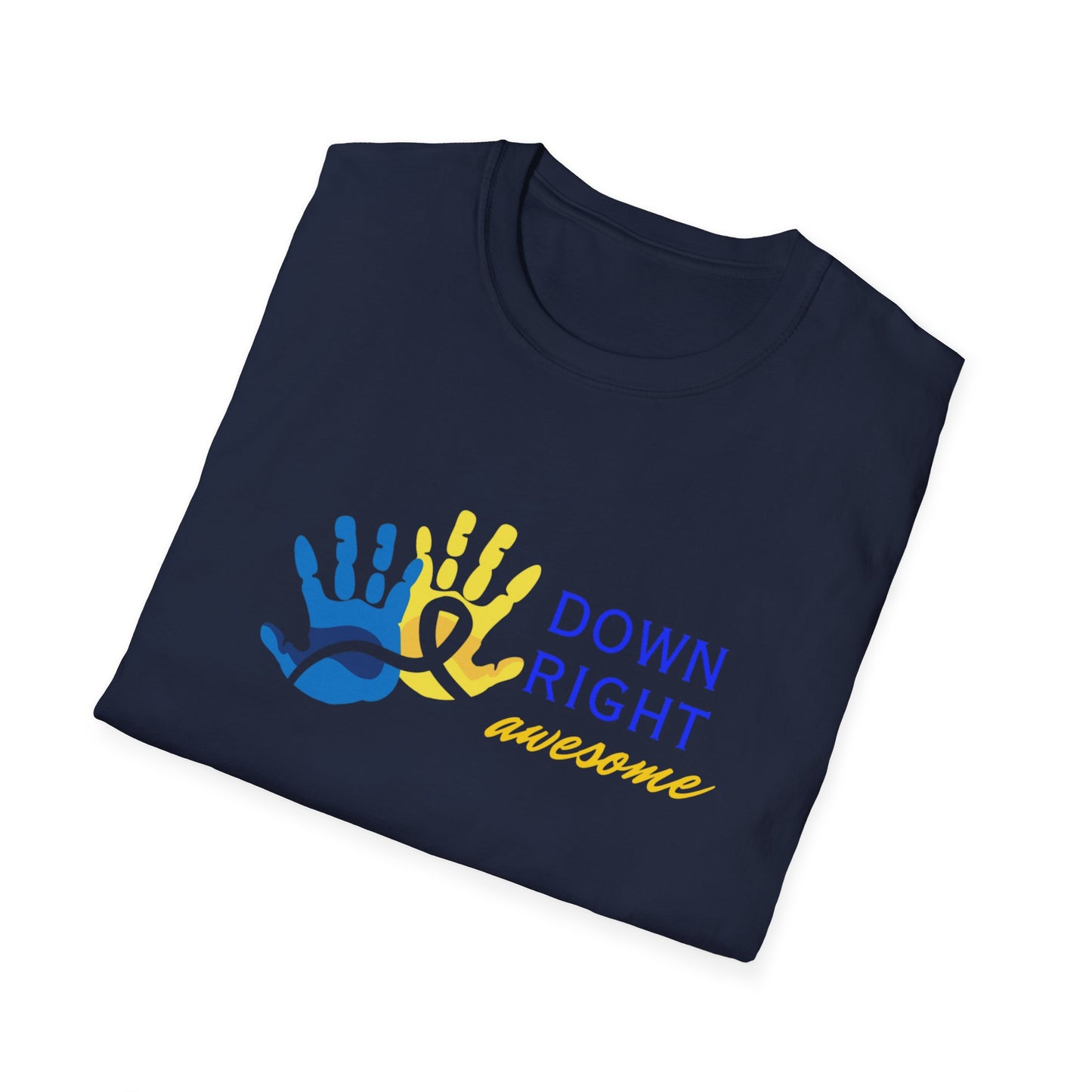 Down Right Awesome Adult Tee | Down Syndrome Awareness & Acceptance Tee