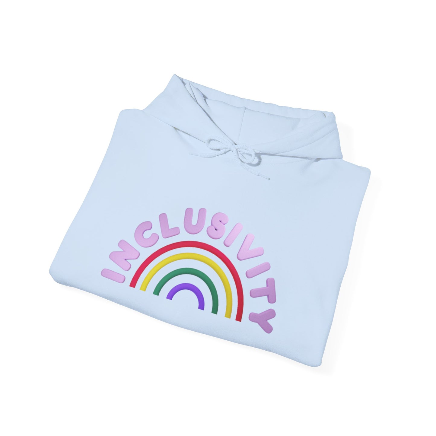 Inclusivity Rainbow Hooded Sweatshirt