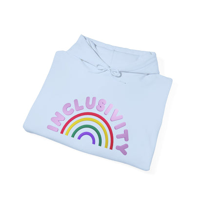 Inclusivity Rainbow Hooded Sweatshirt