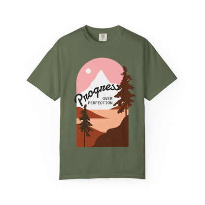 Progress Over Perfection Adult Unisex T-shirt