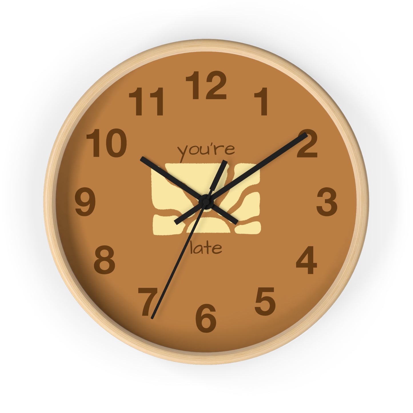 You're Late Wall Clock | Funn ADHD Acceptance