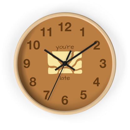 You're Late Wall Clock | Funn ADHD Acceptance