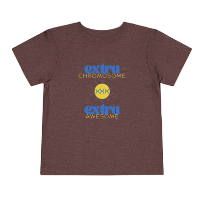 Extra Chromosome Extra Awesome Down Syndrome Acceptance T-Shirt Toddler