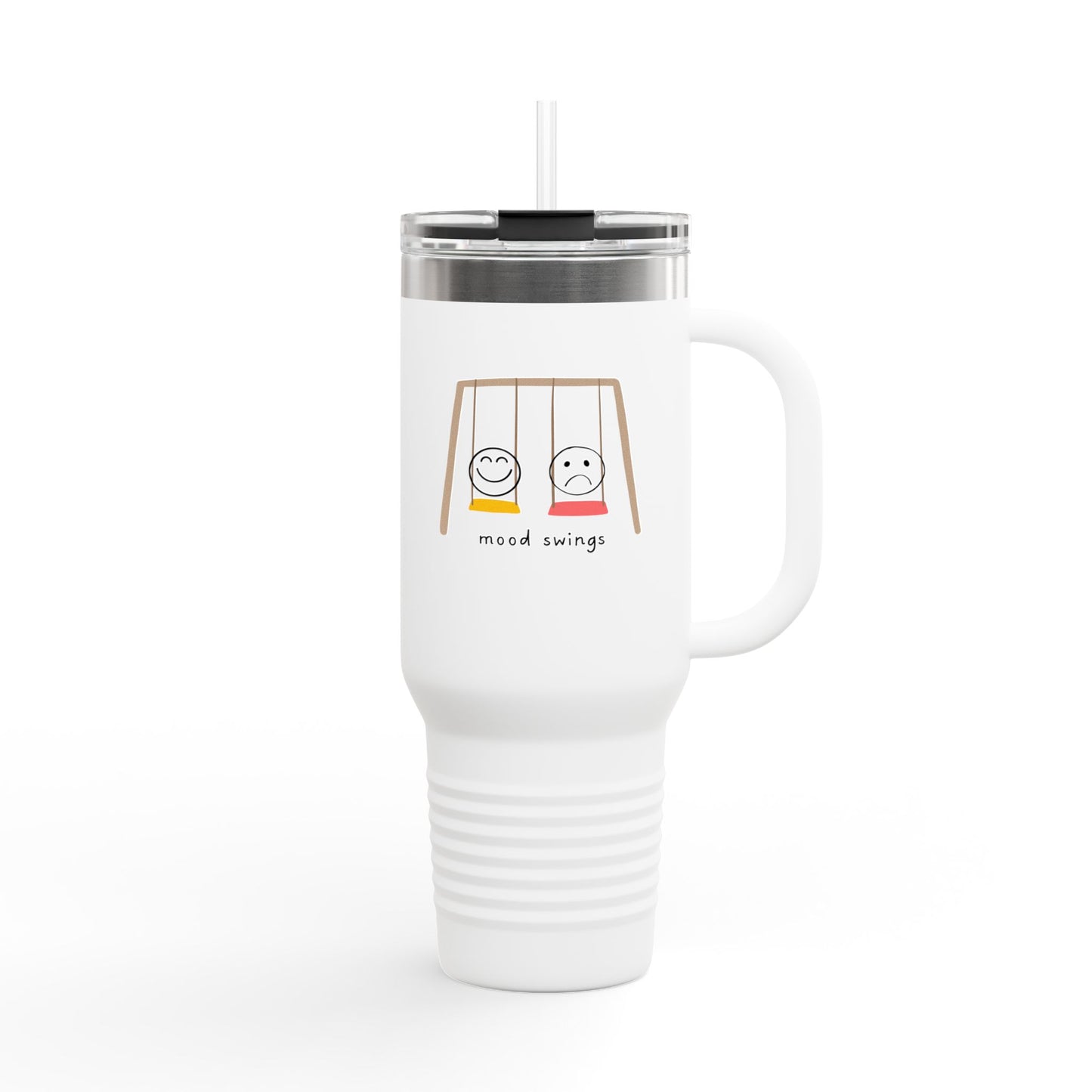Mood Swings Insulated Travel Mug, 40oz