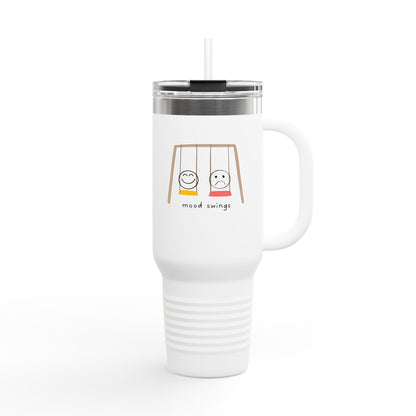 Mood Swings Insulated Travel Mug, 40oz