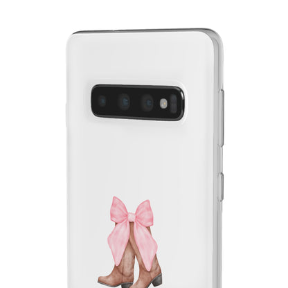 Giving Ableism The Boot Phone Case | Cute cowgirl boot pattern
