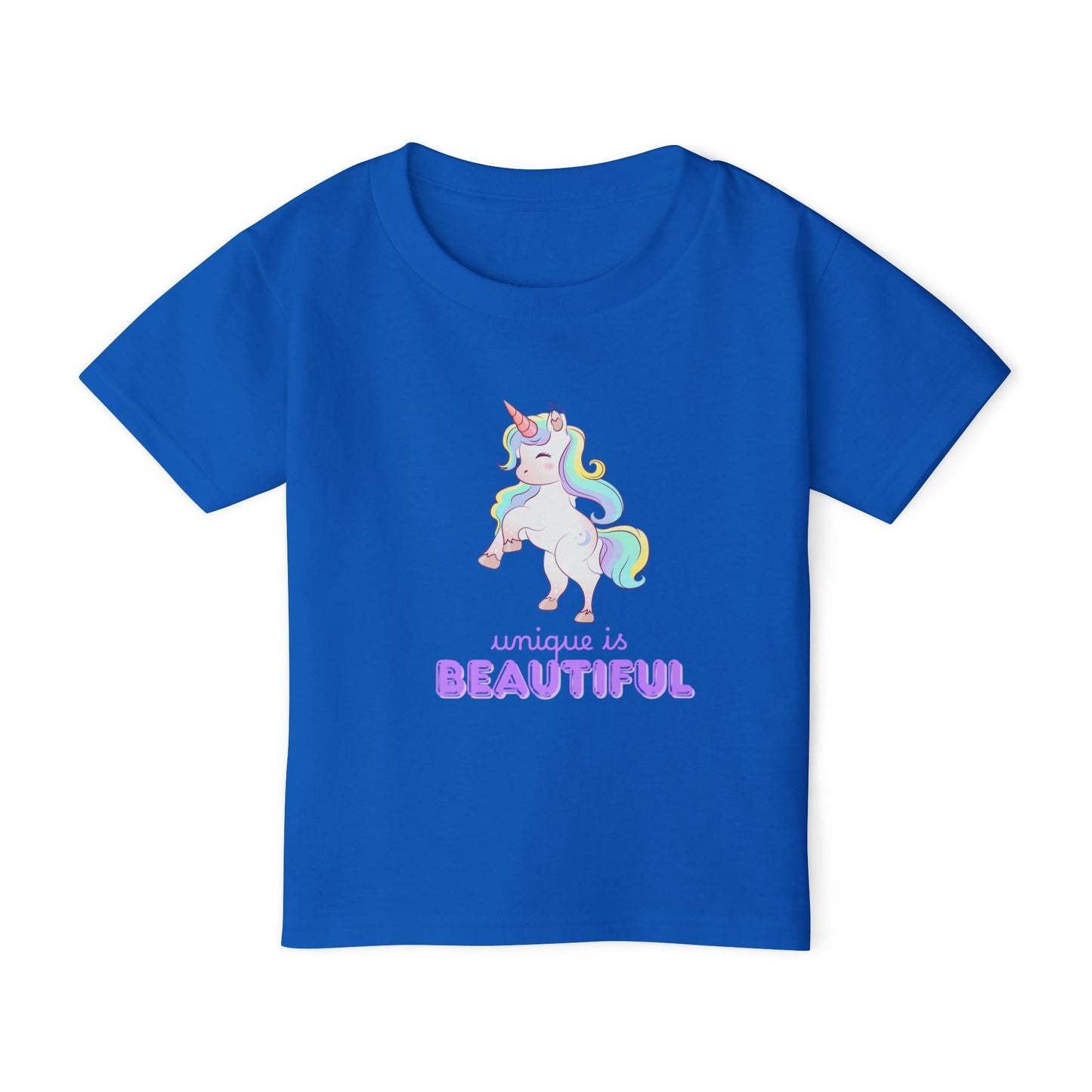 Unique is Beautiful Unicorn Toddler T-Shirt