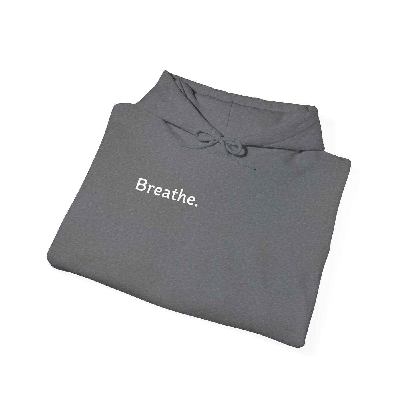 Breathe. (Front) This is Your Reminder to Unclench Your Jaw. (Back) Hoodie
