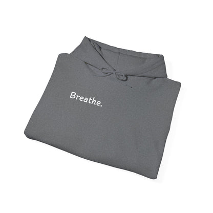 Breathe. (Front) This is Your Reminder to Unclench Your Jaw. (Back) Hoodie