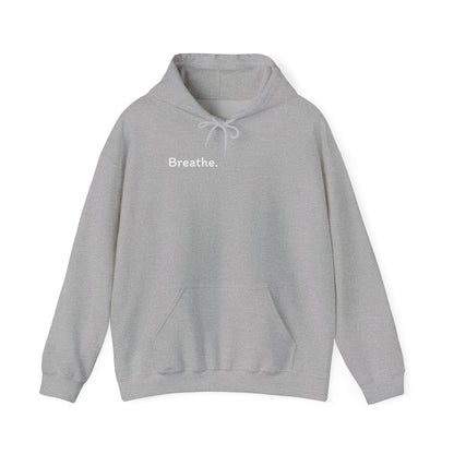 Breathe. (Front) This is Your Reminder to Unclench Your Jaw. (Back) Hoodie