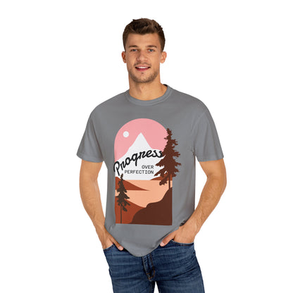 Progress Over Perfection Adult Unisex T-shirt
