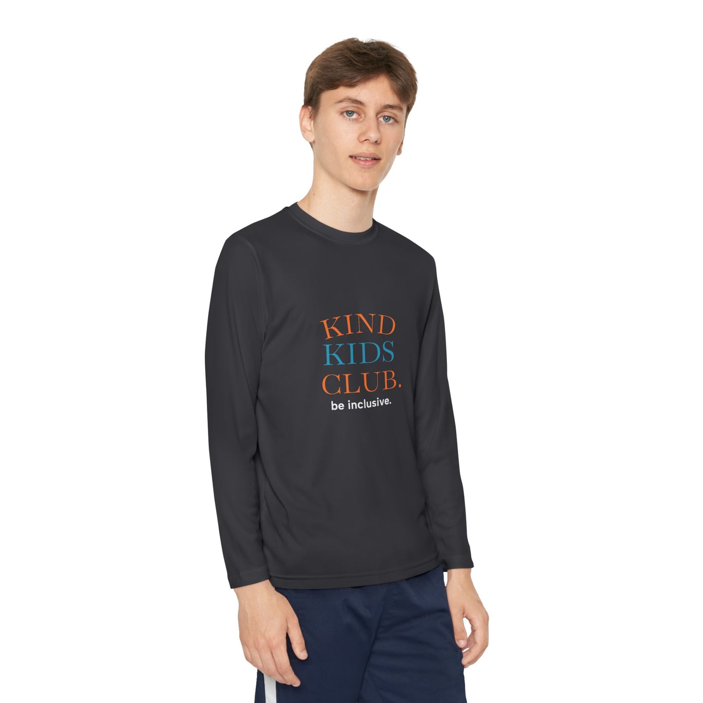 Kind Kids Club Long Sleeve Tee - Be Inclusive Youth Shirt