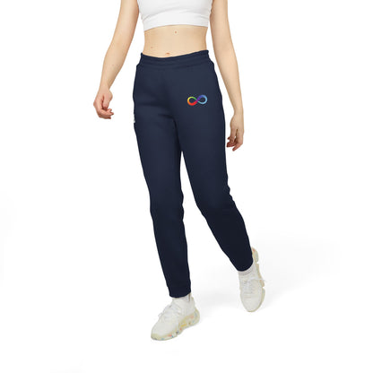Autism Acceptance Infinity Adidas Fleece Joggers