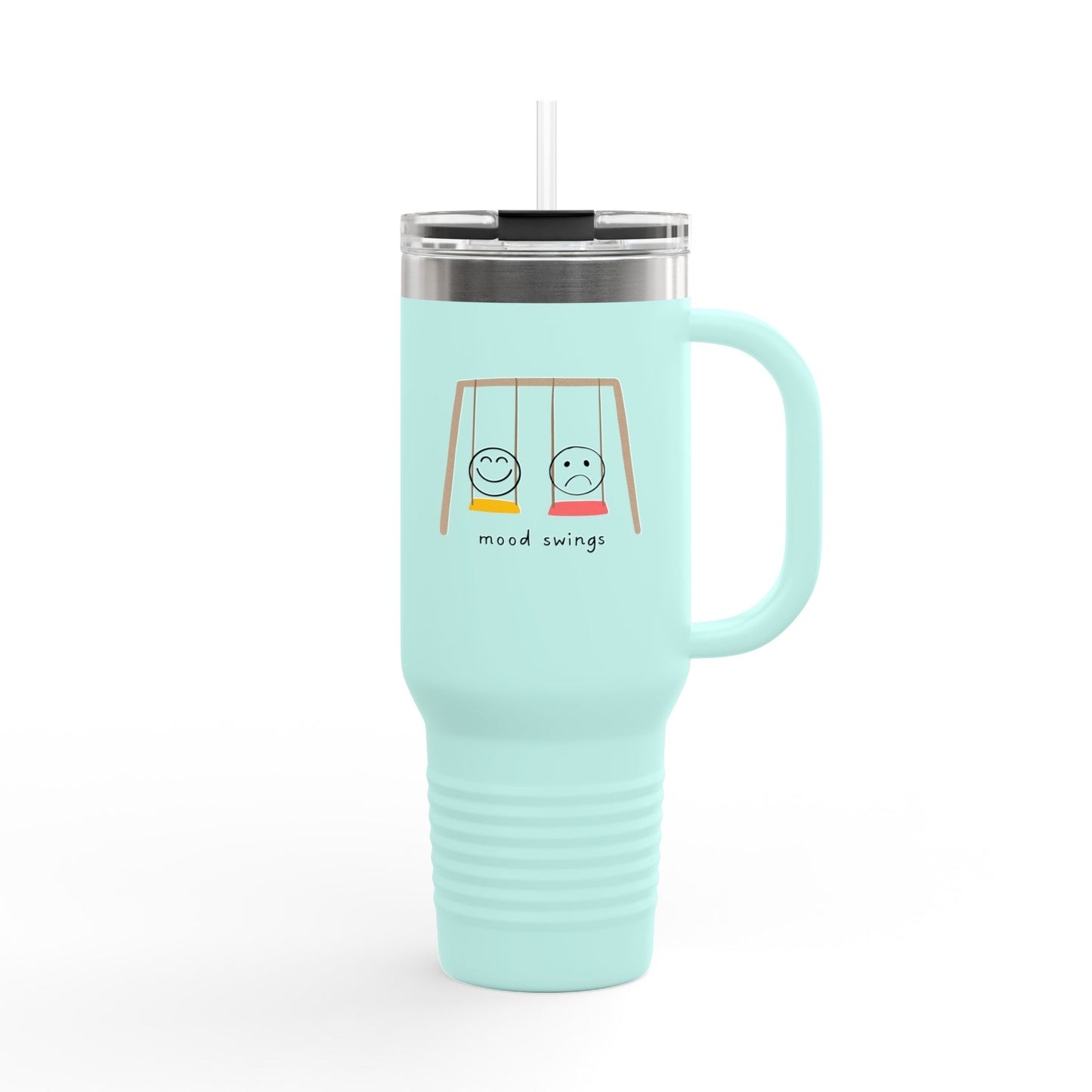 Mood Swings Insulated Travel Mug, 40oz