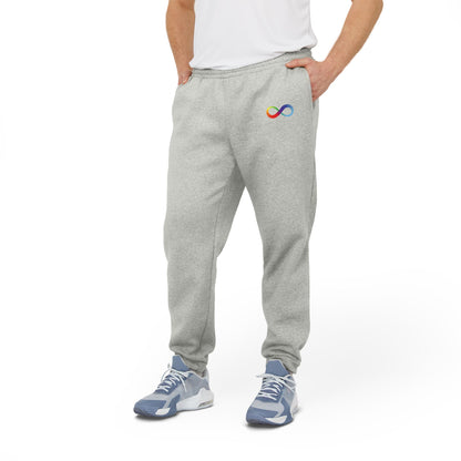 Autism Acceptance Infinity Adidas Fleece Joggers