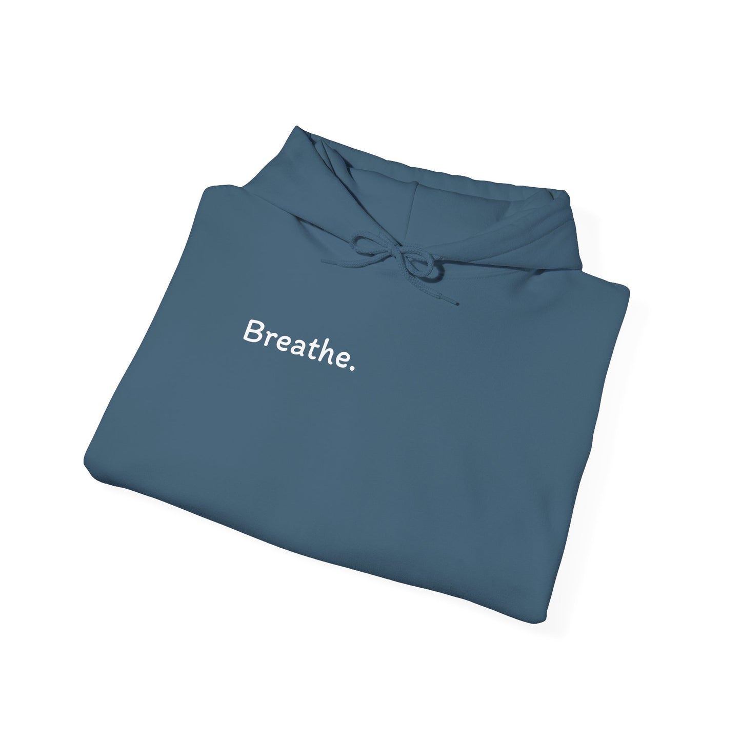 Breathe. (Front) This is Your Reminder to Unclench Your Jaw. (Back) Hoodie